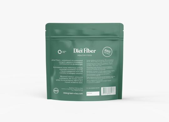 Клітковина насіння льону з яблучним пектином Diet Fiber, 300 г