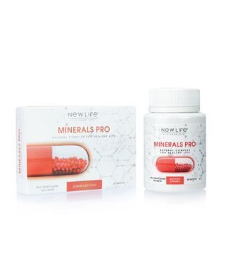 Капсулы MINERALS PRO, NEW LIFE, 60 капсул