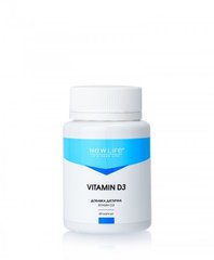 Вітамін D3, NEW LIFE, 60 капсул